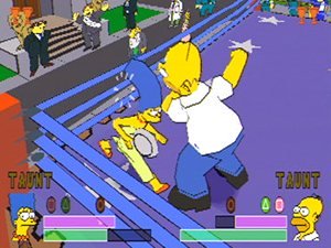 Simpsons wrestling quotes pictures