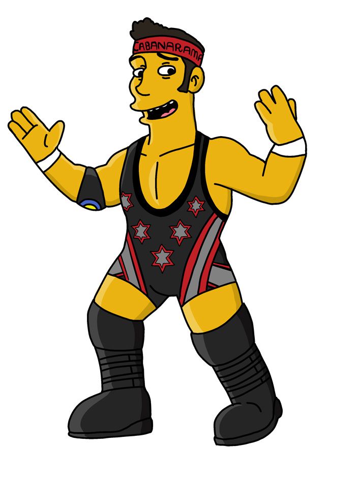 Simpsons Wrestling Singlet