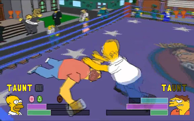 The simpsons wrestling ps1